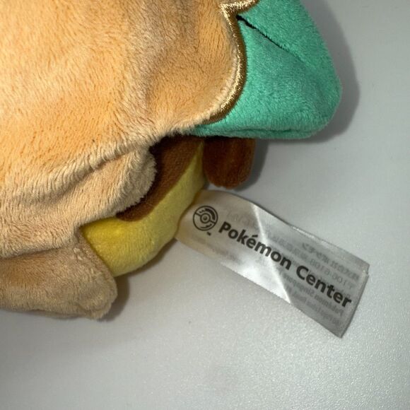 Pokemon Center 2017 Rowlet Cap Pikachu Plush 8" - Picture 6 of 7
